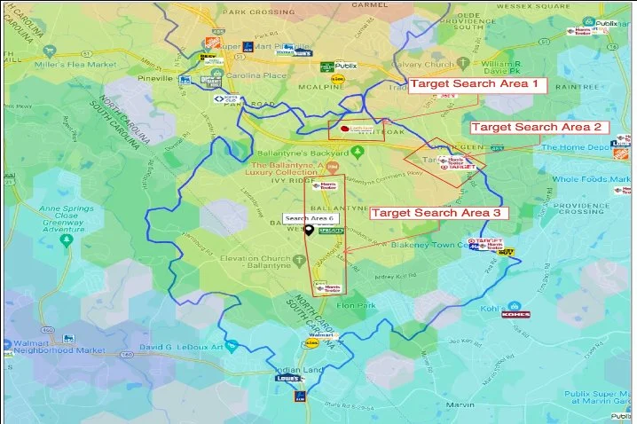 Territory Search Areas